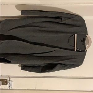 Gray cardigan